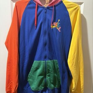 Nike Multicolor Zip-Up Hoodie